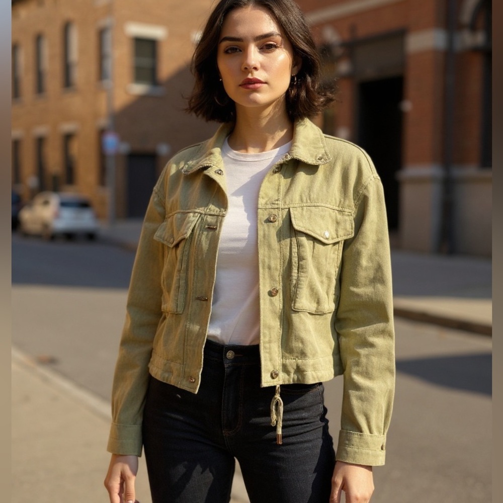 BLANK NYC Women's Green Jacket, Brand New!